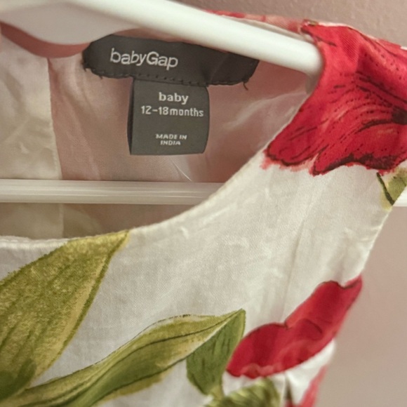 Baby Gap Floral Party Dress 12-18 Months NEW WITH TAGS - Picture 6 of 7